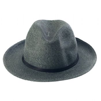 CHAPEAU PAPIER LIEN CUIR