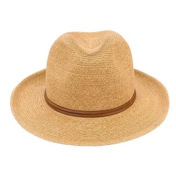 CHAPEAU PAPIER LIEN CUIR