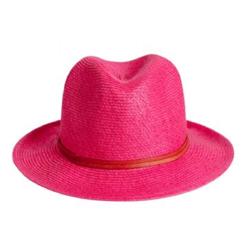 CHAPEAU PAPIER LIEN CUIR