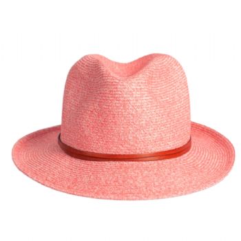 CHAPEAU PAPIER LIEN CUIR